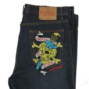 Ed Hardy Denim Jeans 38 x34